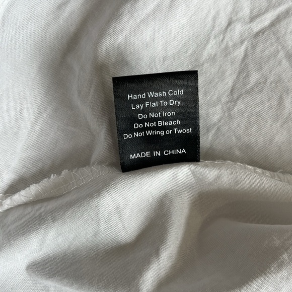 Cara Loren Ruffle Square Neck‎ Eyelet Whimsical Fairy Top Shirt Womens S Cotton - Picture 9 of 9